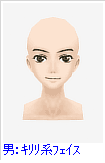 キリリ系フェイス
