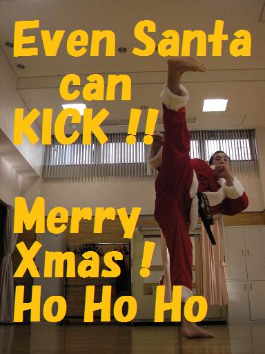 Santa Can KICK !