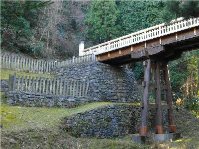 八王子城曳き橋.JPG