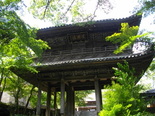 山陽道長府宿功山寺山門 (500x375).jpg