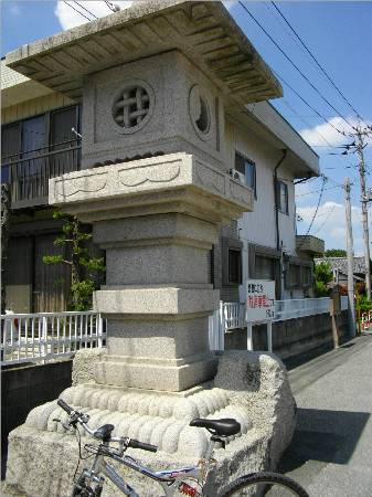 日光街道幸手宿常夜灯.JPG