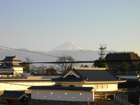 甲府城と富士山.JPG