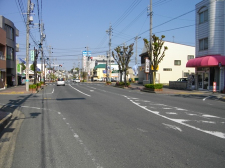 東海道見付宿本陣前旧街道.JPG