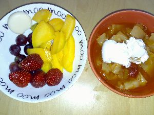 ス～プ＋果物