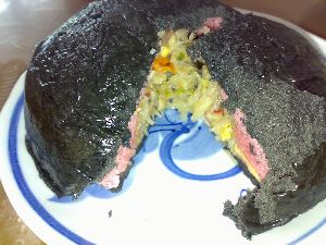 竹炭まん