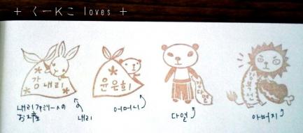 ネリファミリーはんこ３