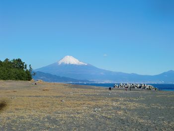 三保の松原からの富士山