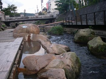 玉造温泉　足湯