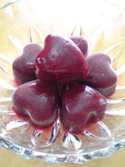 ブラックベリーのシャーベット