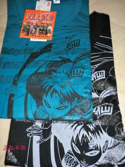 ナルト ヴィンテージ加工Tシャツ L 我愛羅 naruto アニメTシャツ *の+