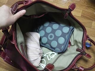 コルボ　３WAYトートバッグ　荷物を入れる.JPG
