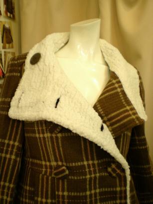 チェックcoat