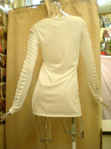 スカル柄Tシャツワンピ