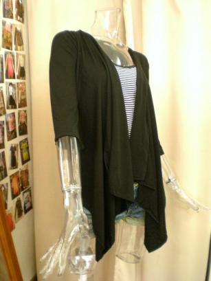 トッパー5分丈カーデ