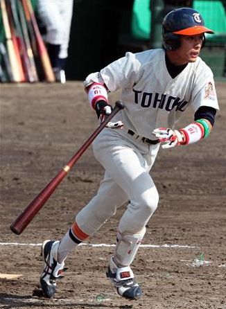 NPB 楽天 ドラフト3位で入団の、阿部選手(東北福祉大)
