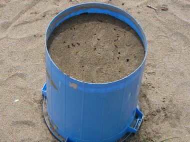 水の引くのを待つ