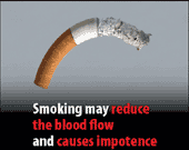 fumare porta all'impotenza maschile