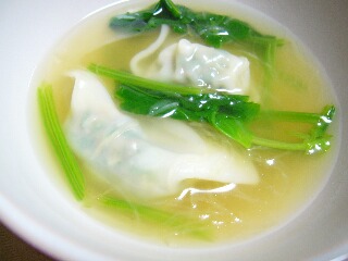 水ぎょうざ～