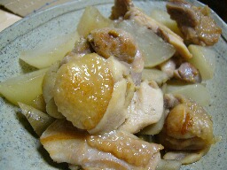 大根と鶏肉の煮物
