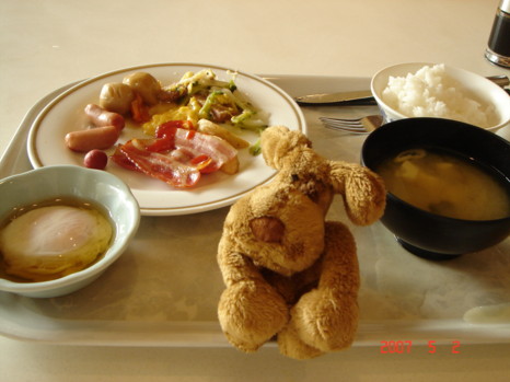 hotelのbreakfast.JPG