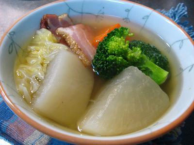 ぶっとい大根さんのポトフ