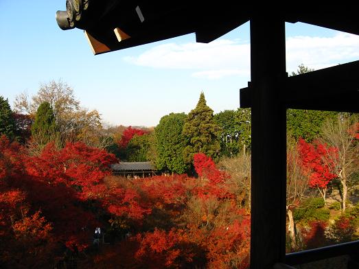 東福寺　通天橋から見る臥雲橋