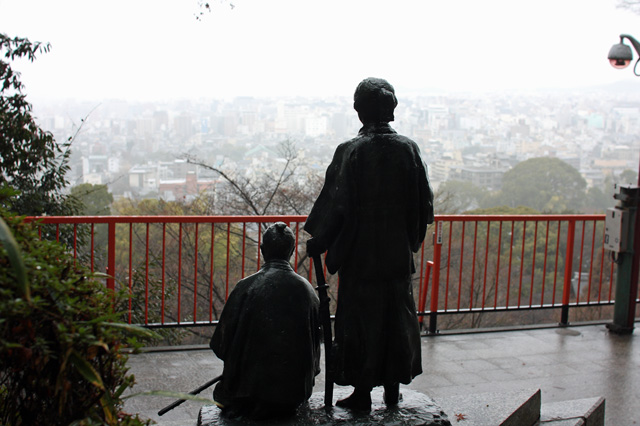 龍馬と慎太郎の銅像