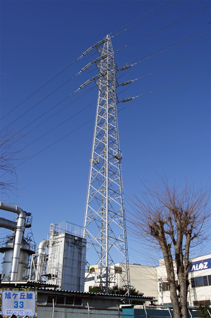 旭ヶ丘線３３号鉄塔