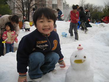 せんちゃん　雪遊びinチボリ　その３