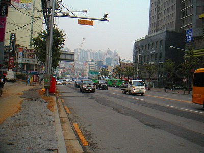 ソウル大学周辺の道路