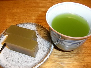 ようかん＆お茶