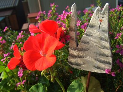 20080906赤ゼラニウムとピック2.JPG