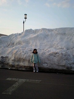 まだまだ雪が多いよ!!