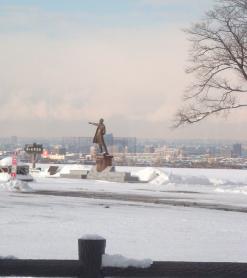 札幌市街を望む