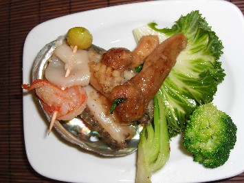 龍水山アワビと松茸の料理.JPG