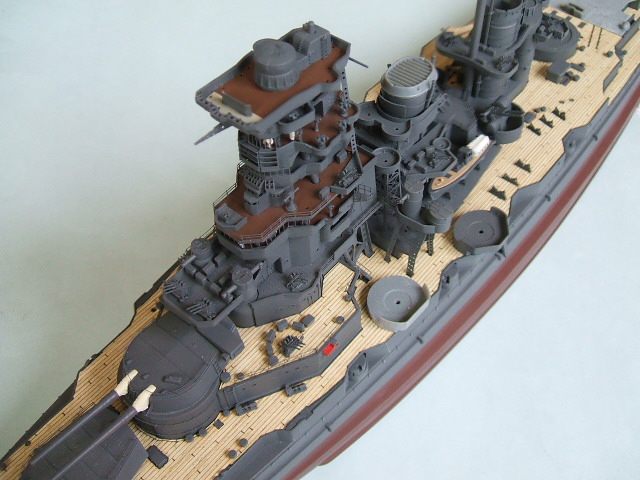 榛名1944（1/350）の製作記 ] | 完成しない模型たちと鉄道模型