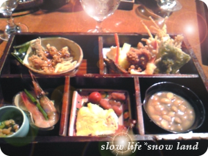 ランチ＝北海道の食材満載