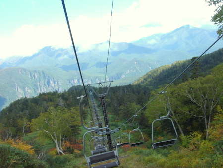 リフトからの絶景