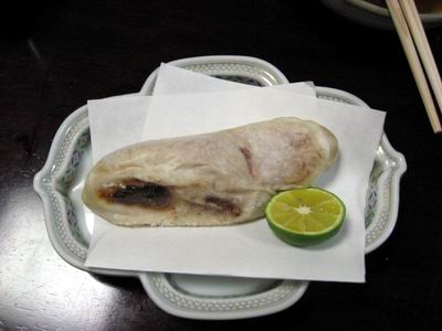 ふぐ白子塩焼き