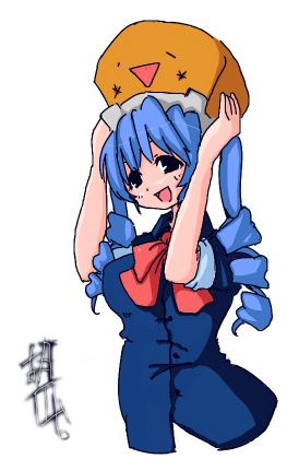 ﾓﾅｰな帽子の人ー。