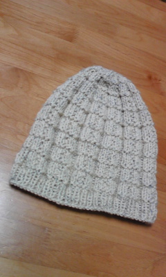 100120 手編みの帽子３