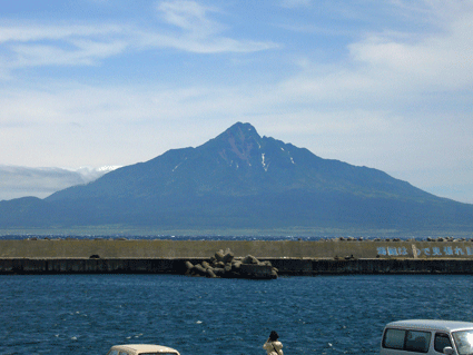 今からフエりーボートで利尻島へ行きます