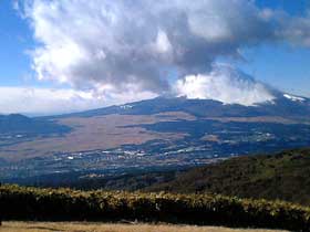 湖尻より富士山
