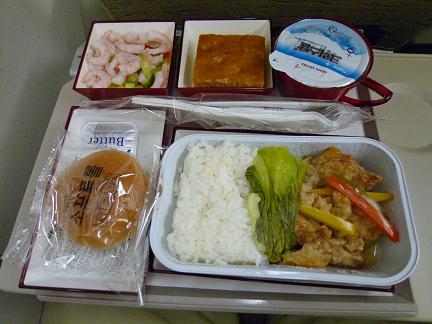 アシアナ帰路機内食