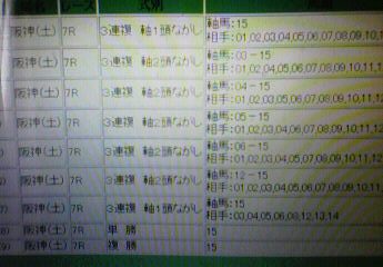 阪神７Ｒ２００９０３０７