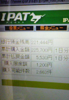 2009年2月21日競馬