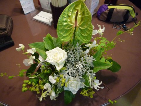 7月ワイン会-花2