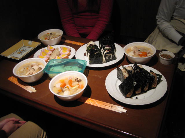 おにぎり＆豚汁＆かまぼこ