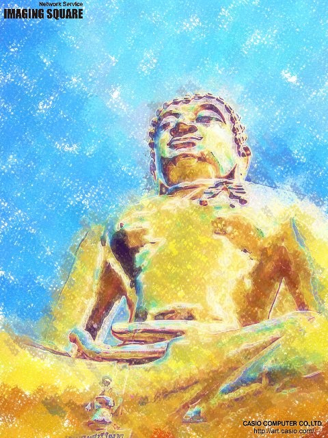 Golden Traiangleの仏像　image