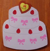 1/2成人　ケーキ
